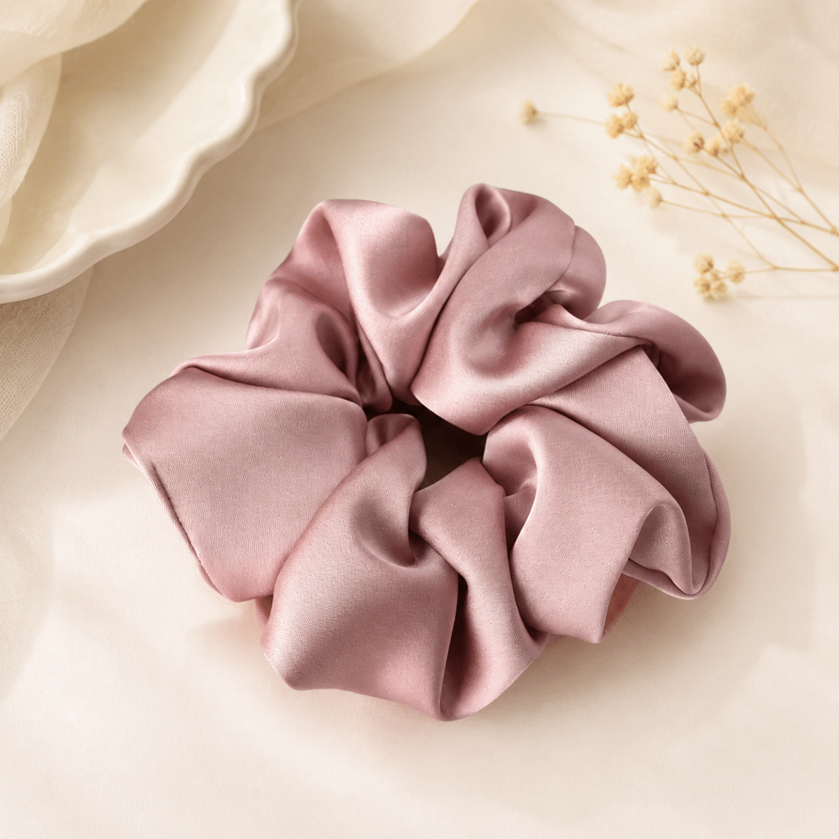 Antique Rose | "Court-Side" Cloud Scrunchie