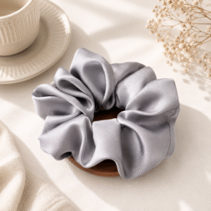 5ab86478-13c3-4b21-a832-6682f350af3e Sterling Mist | "Court-Side" Cloud Scrunchie