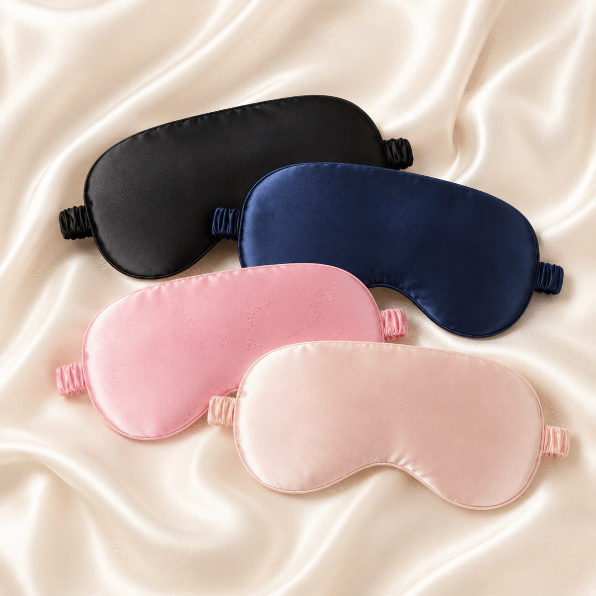 ChatGPT Image Jun 9, 2026 at 12_44_03 AM Satin Sleep Mask — Peach Pearl